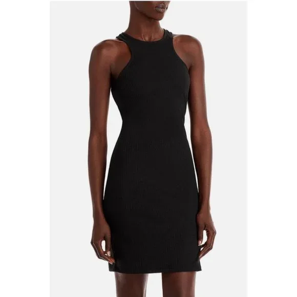 aqua black dress short Black Dress main image 1